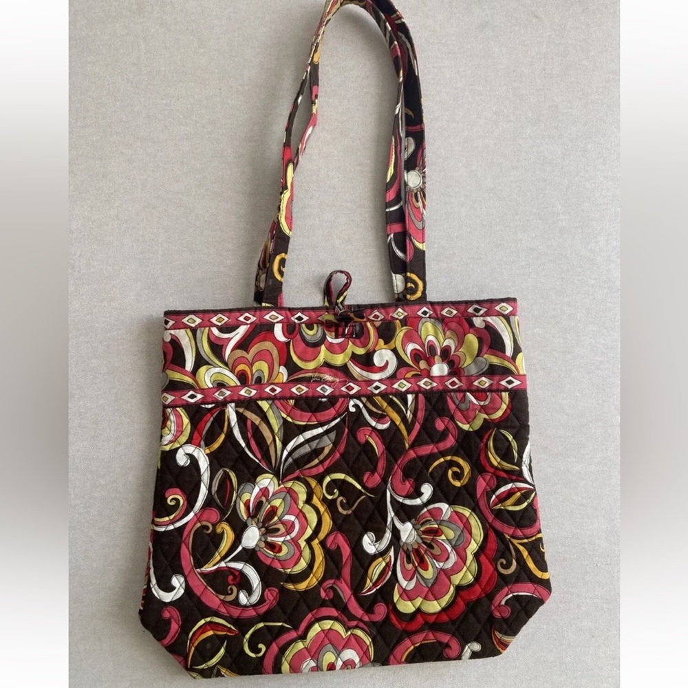Vera Bradley Medium Shoulder Tote Bag Retired Print